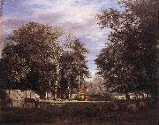 VELDE, Adriaen van de The Farm er France oil painting reproduction